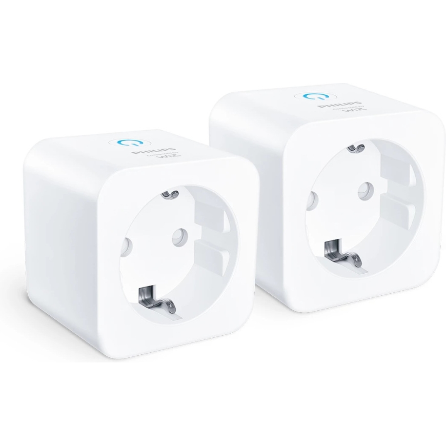 Philips Smart Lighting Smart Plug smart socket and energy consumption meter, 2 pcs