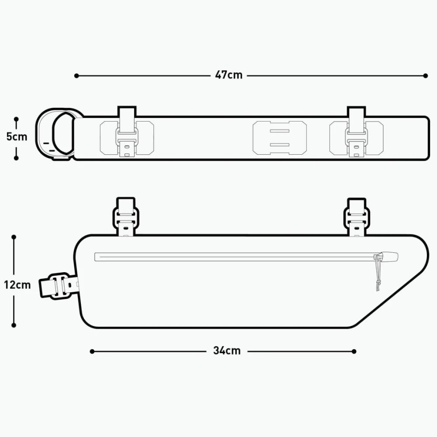 Evoc Frame Pack WP 3 jalgrattakott, must – 5