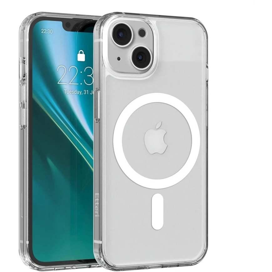 Telforceone Etteri Ultimate Mag kuoret iPhone 13 6,1" läpinäkyvä