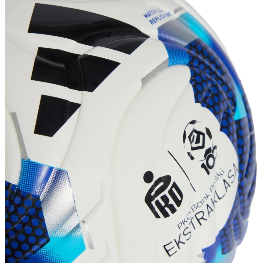 adidas Ekstraklasa 26/27 Mini jalgpall, valge ja sinine, KE5150 – 5