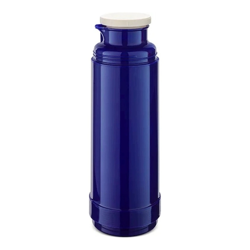 ROTPUNKT Glass-lined vacuum flask, 0.750 L capacity, hyperblue (navy blue) – 2