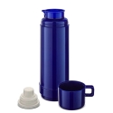 ROTPUNKT Glass-lined vacuum flask, 0.750 L capacity, hyperblue (navy blue)