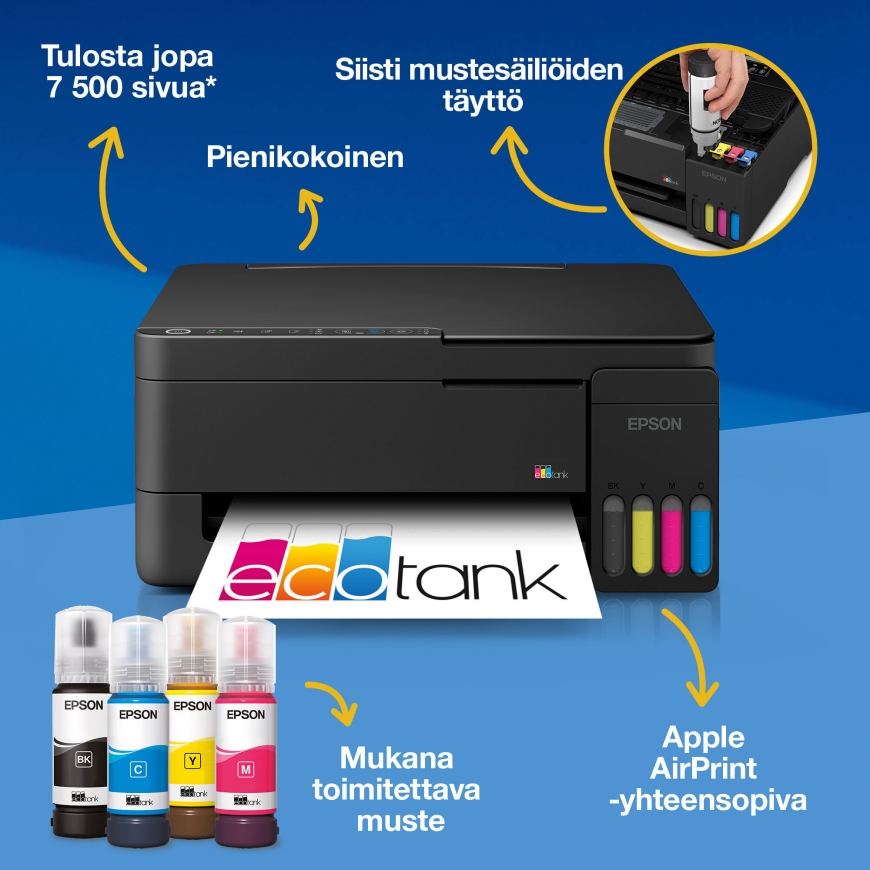 Epson EcoTank ET-2916 rašalų talpyklos daugiafunkcinis spausdintuvas – 2