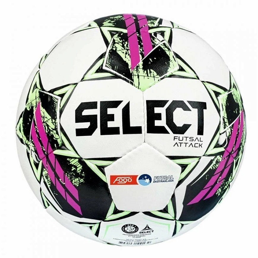 Select Futsalo "Attack FOGO Ekstraklasa" bumba, balta – 4