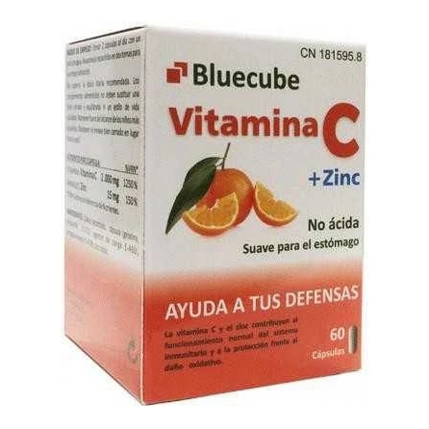 Bluecube Витамин C Цинк 60 капсул