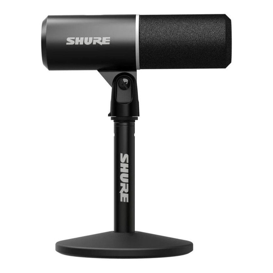 Shure MV6 gen2 - USB-C kardioidinė dinaminė mikrofonas žaidėjams ir srautų transliuotojams, juodas – 2