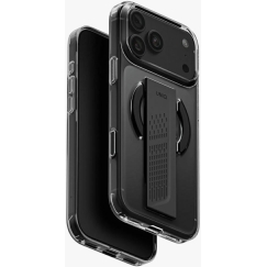 Чехол UNIQ Heldro Air для iPhone 18 Pro Max / 17 Pro Max, с Magclick зарядкой, темно-серый (тонированный дымчатый)