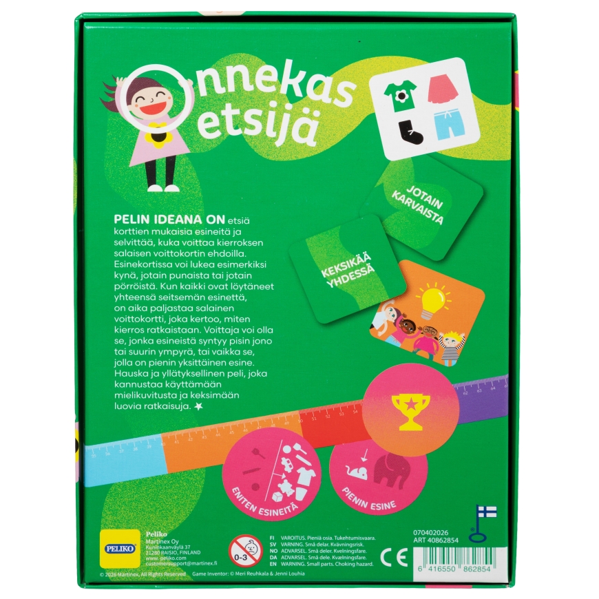 Onnekas etsijä peli – 3