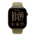 Apple Watch Series 12 (GPS + Cellular) 46 mm dark bronze aluminum case and olive green sports band, M/L Apple Watch Series 12 (GPS + Cellular) 46 mm dark bronze aluminum case and olive green sports band, M/L
