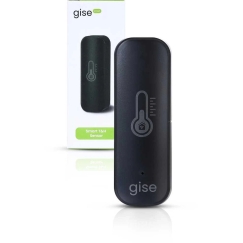 GISE Viedais temperatūras un mitruma sensors Wi-Fi Melns | Tuya | GTHS-WF-01-B