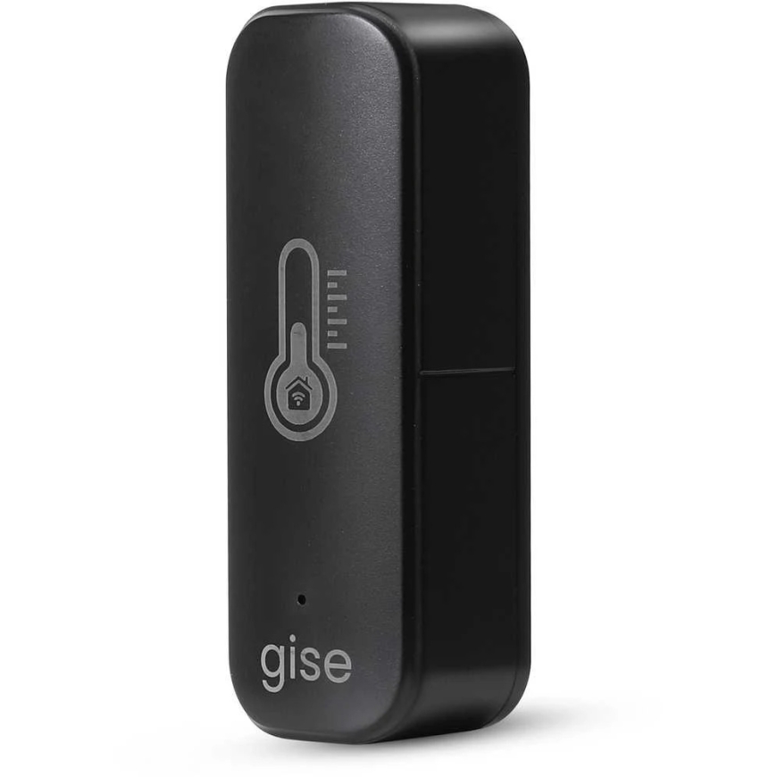 GISE Älykäs lämpötila- ja kosteusanturi Wi-Fi Musta | Tuya | GTHS-WF-01-B – 2