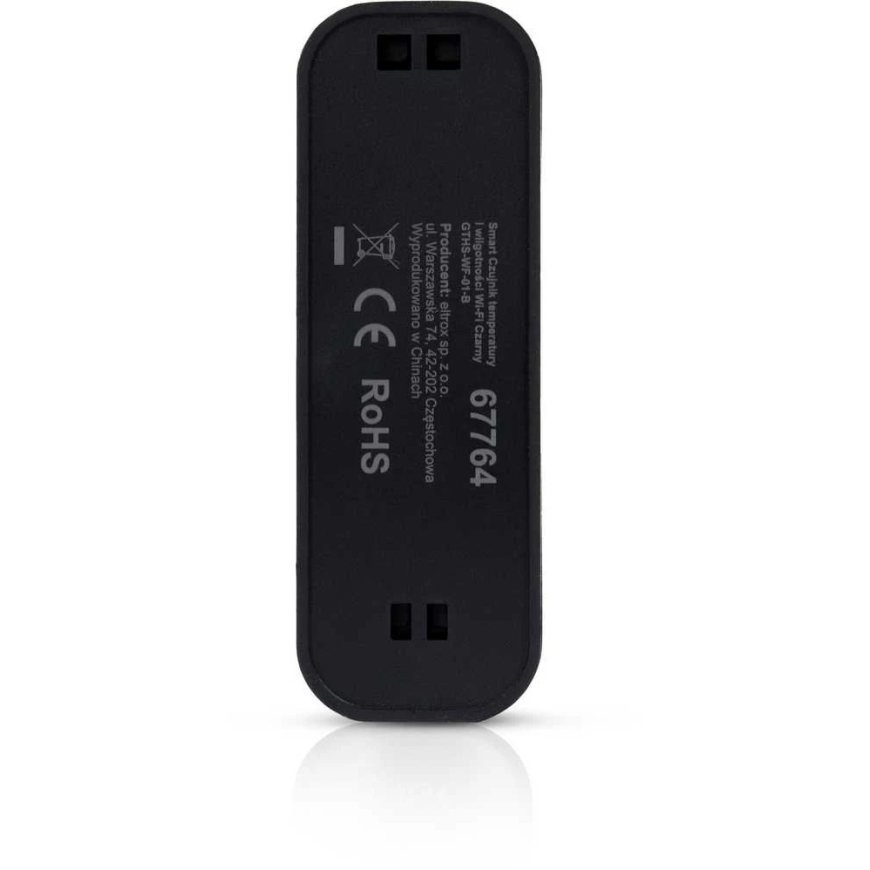 GISE Viedais temperatūras un mitruma sensors Wi-Fi Melns | Tuya | GTHS-WF-01-B – 3