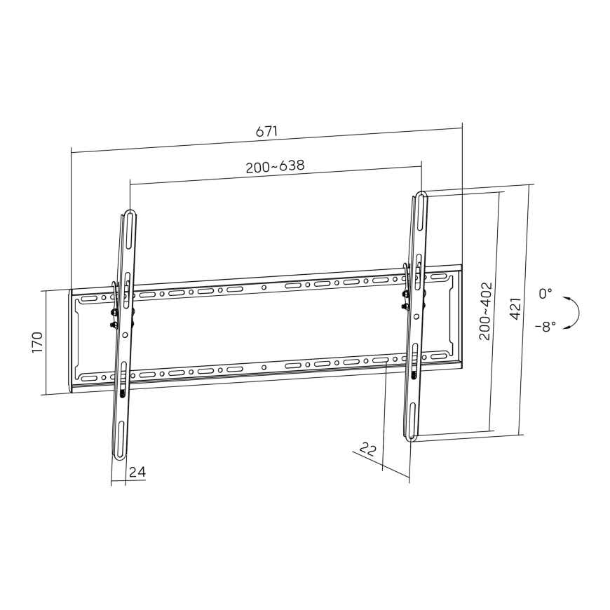 One For All WM2625 Smart seinäteline kallistuksella 32-90" televisioille – 5