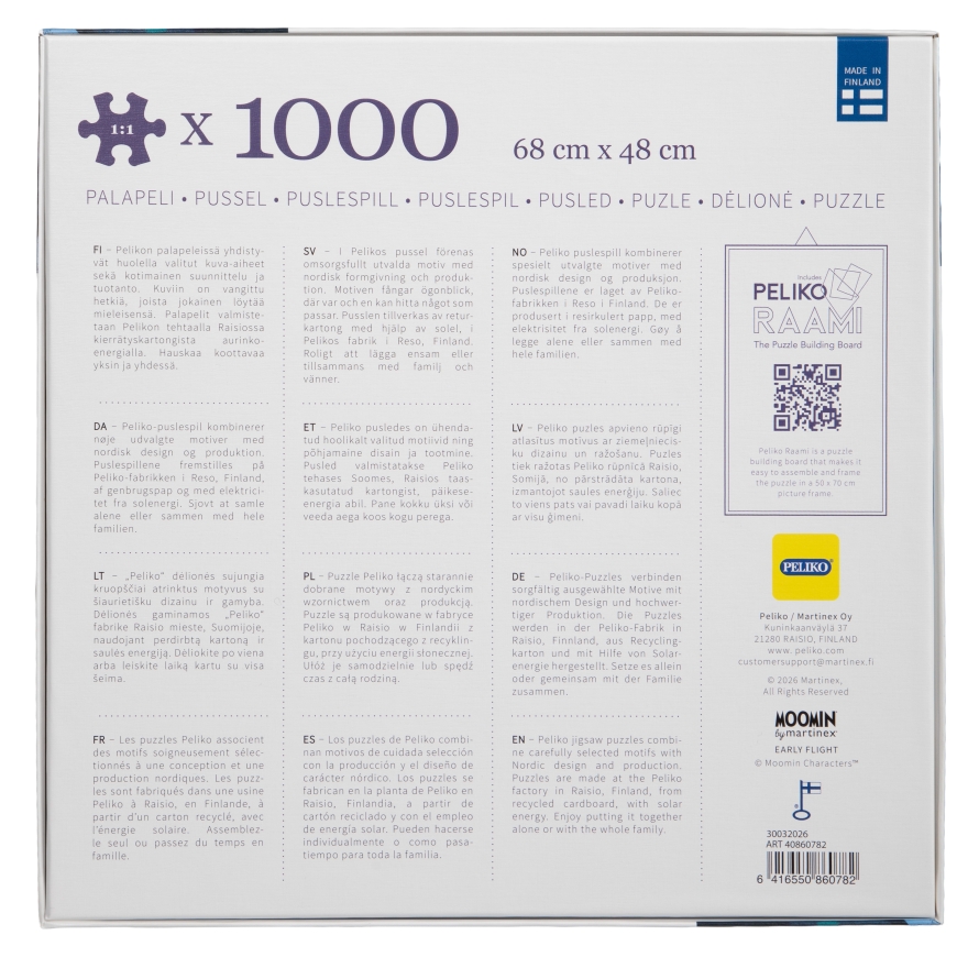 Peliko Muumi Aamulento puzlī, 1000 gabali – 3