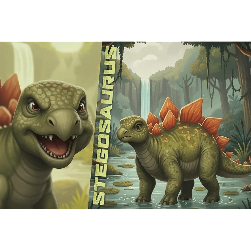 Trefl puzzle 100 tk - Stegosaurus – 2