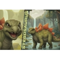 Trefl Puzzle 100 pcs - Stegosaurus Trefl Puzzle 100 pcs - Stegosaurus