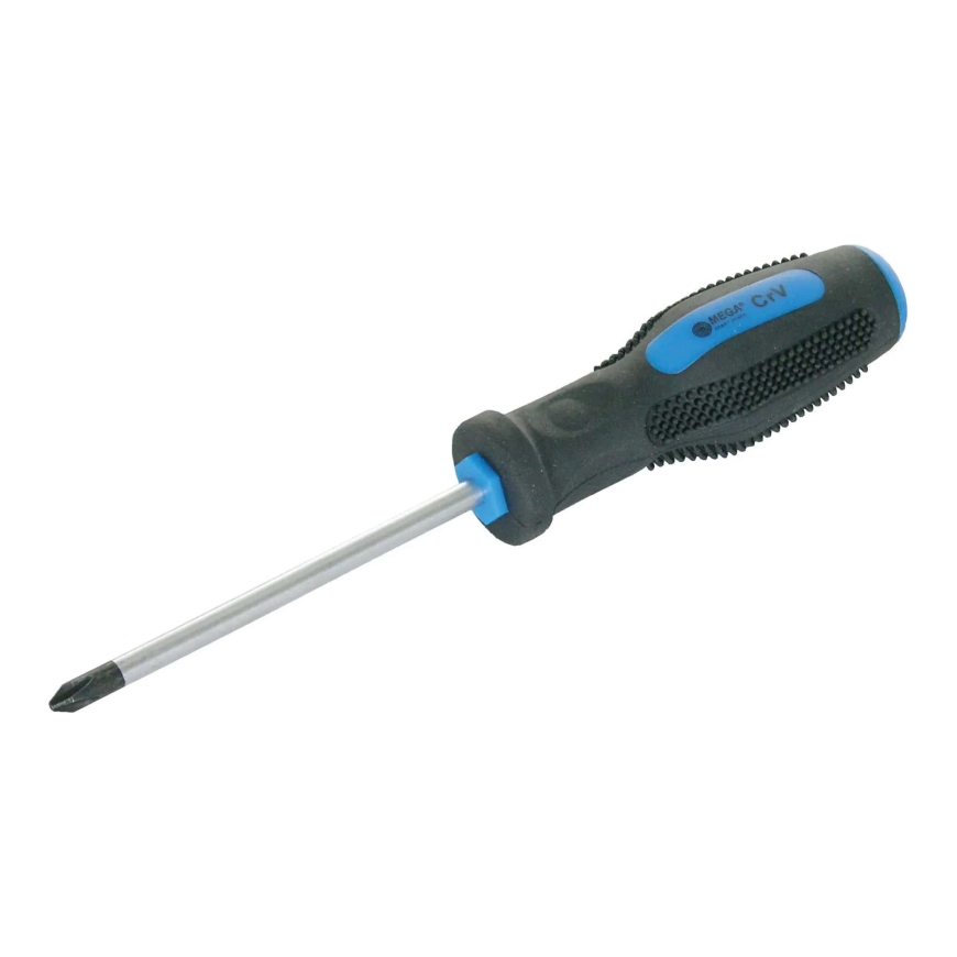 MEGA Atsuktuvas su gumine rankena PH 2x100mm – 4