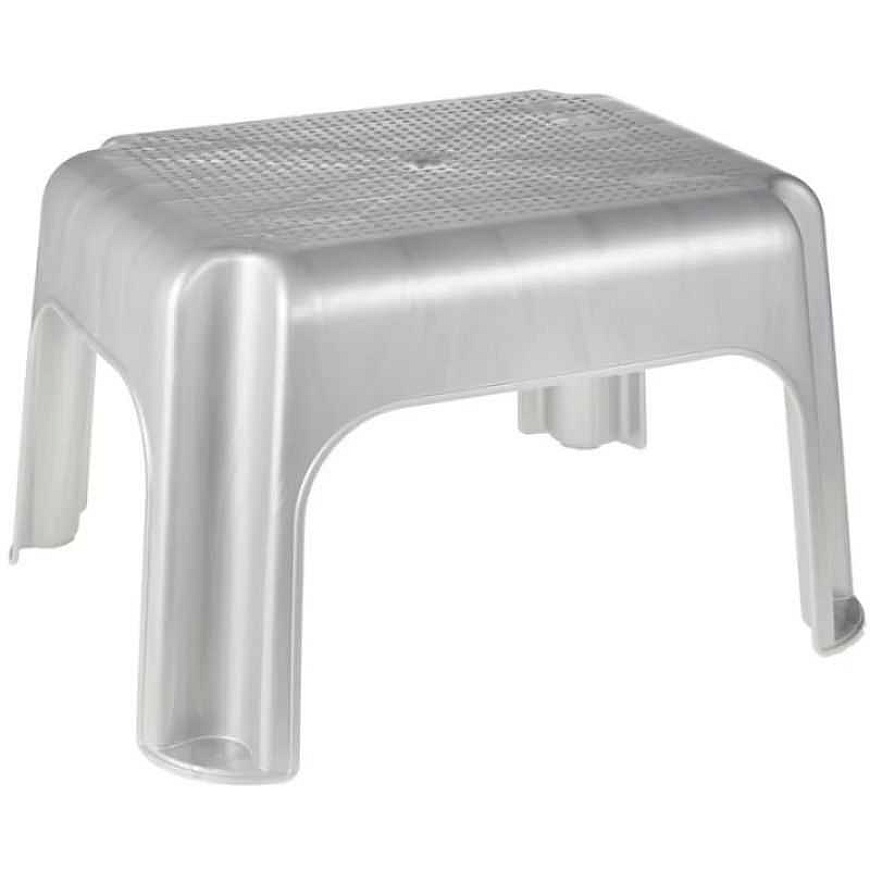 Stool Tim 36,5x30x24cm light silver – 3