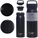 Blue Hydro Flask Buteliukas termiczna Travel Mėlyna juoda Blue Hydro Flask Buteliukas termiczna Travel Mėlyna juoda