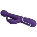 Pretty Love Flirtation PRETTY LOVE - DEJON TRIUŠIO VIBRUOTAS 3 IN 1 DAUGIAFUNKCIS VIOLETINIS