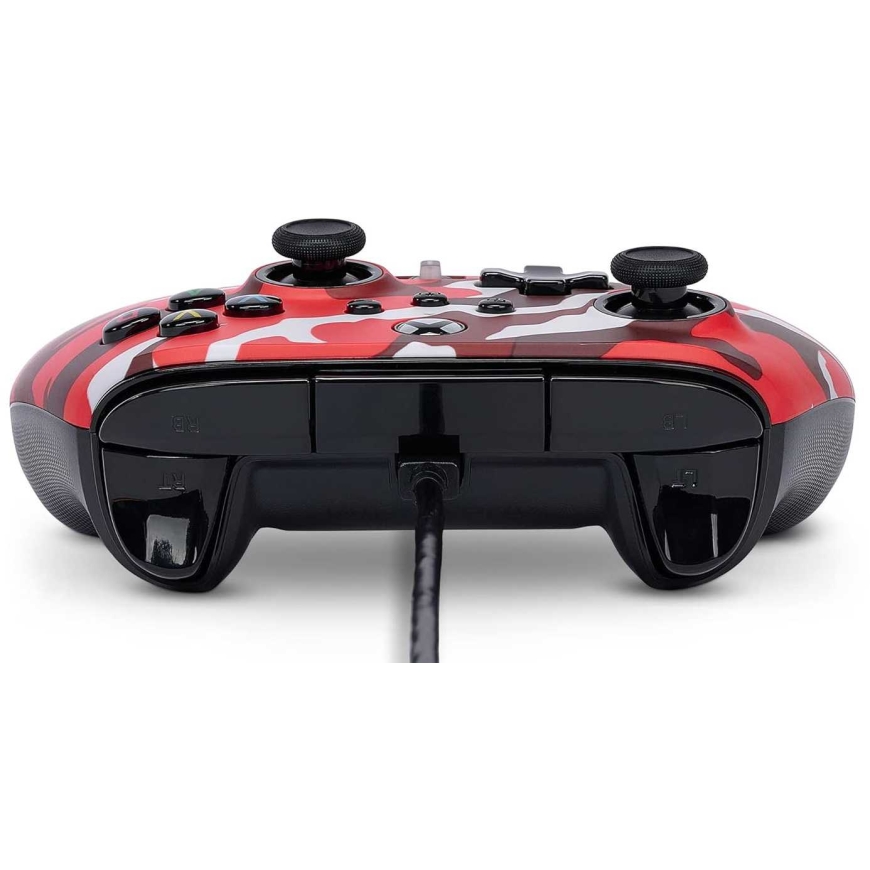 PowerA täiustatud kaabelkontroller Xbox Series X/S punane kamuflaaž – 3