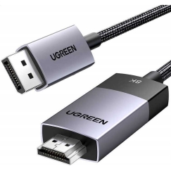 Ugreen DP115 DisplayPort to HDMI 8K 60 Hz 2m Black