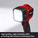 Einhell EINHELL Langaton lamppu TC-CL 18/350 Li - Solo, LED-valo ilman Einhell EINHELL Langaton lamppu TC-CL 18/350 Li - Solo, LED-valo ilman