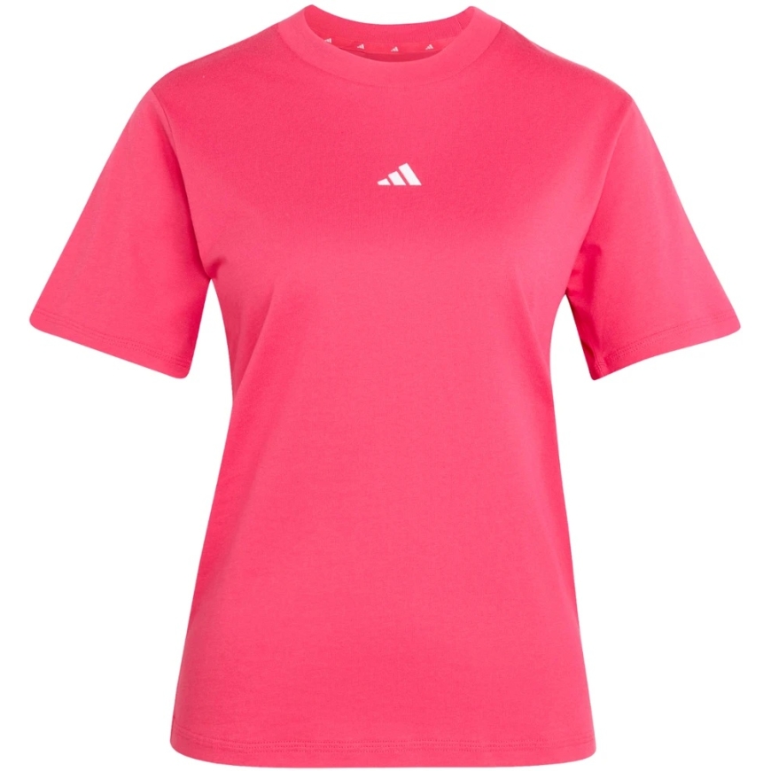Sieviešu t-krekls adidas Essentials Small Logo rozā KF8395 (L) – 2