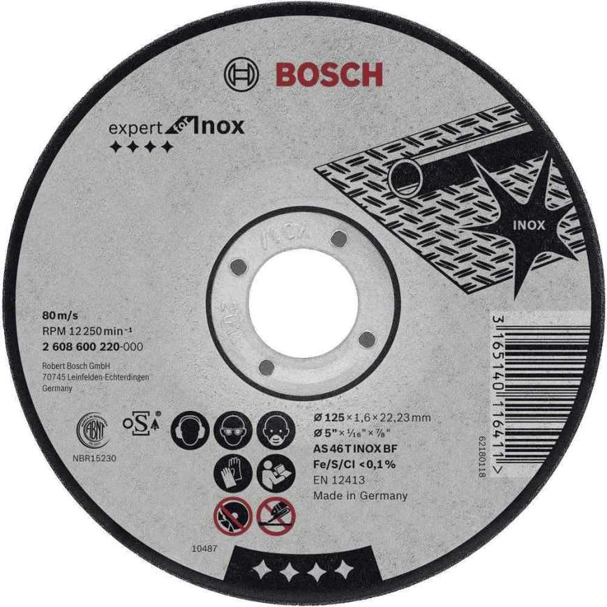 Диск Bosch T41 125/2.0/22 INOX B (2608600094)