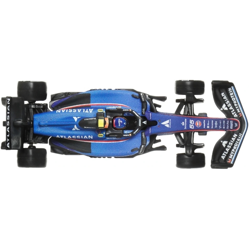 Mattel HOT WHEELS PREMIUM F1 Williams Karlos Sainza un Aleksandra Albona automašīnas (2 gab.) (JMM98) – 5