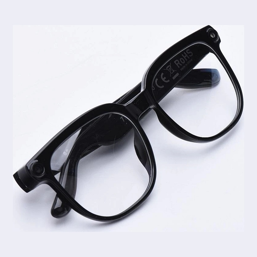 Smart Glasses Titmo G-200 Black with Music and Recording (Clear Lens) – 5