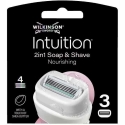 Wilkinson Intuition kosteuttavat täytepatruunat, 4 terää, 3 kpl.