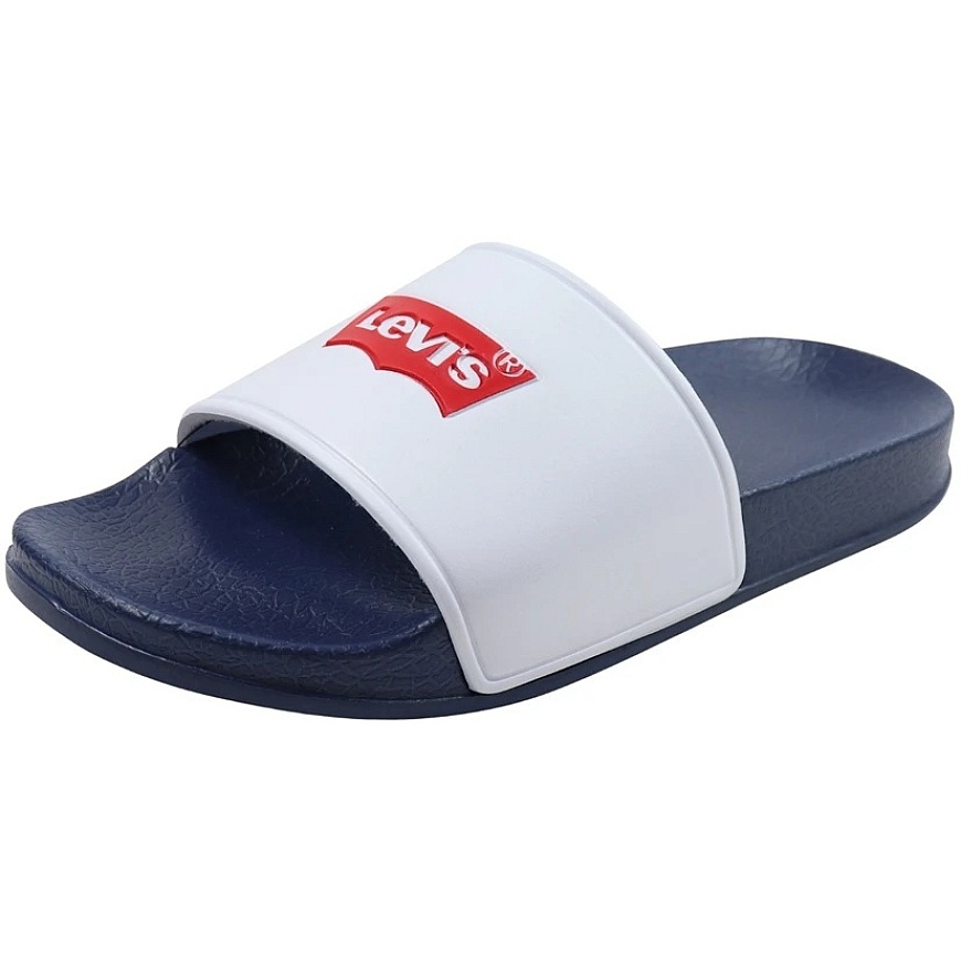 Klapki moterims Levi's Pool balta ir-tamsiai mėlyna VPOL0187S-0122 (36)