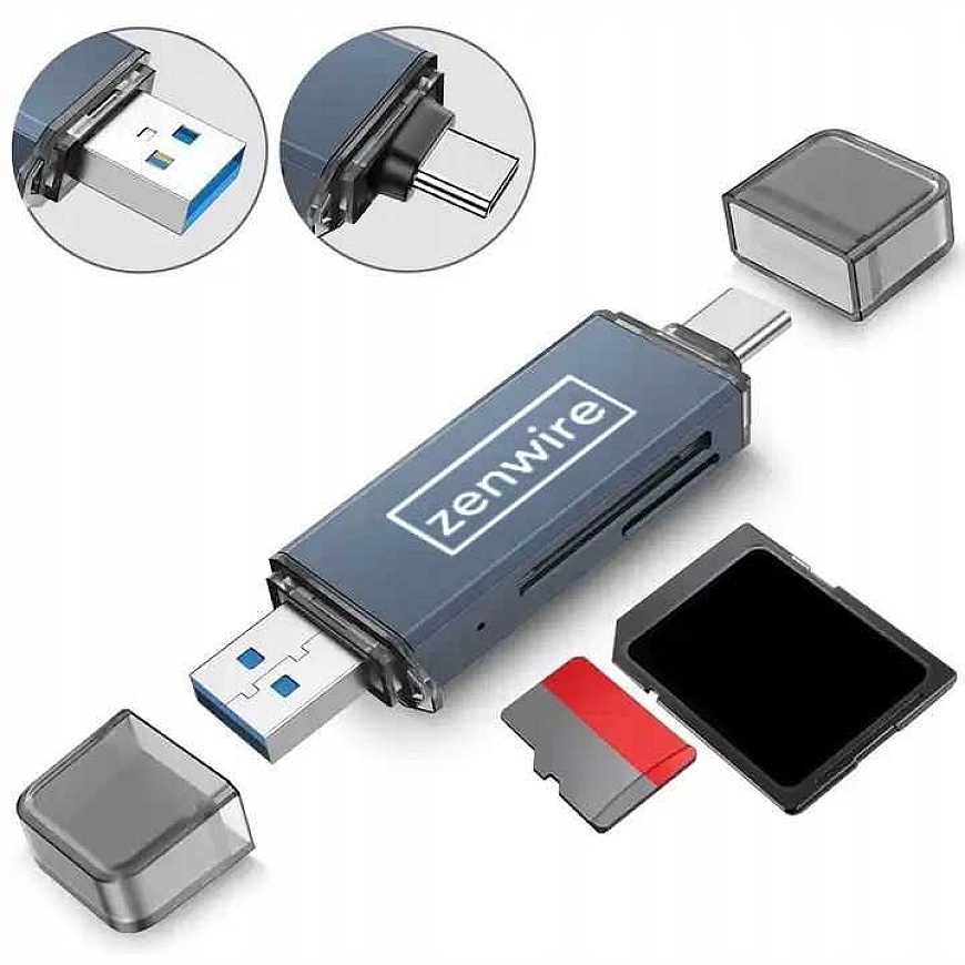 zenwire BYL-2812TU USB-C/A Серый