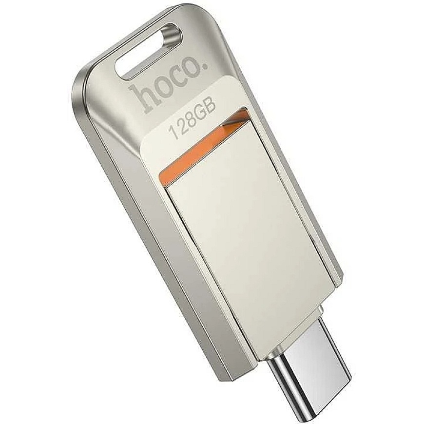 HOCO USB A + USB C UD17 128GB USB3.0 muistitikku