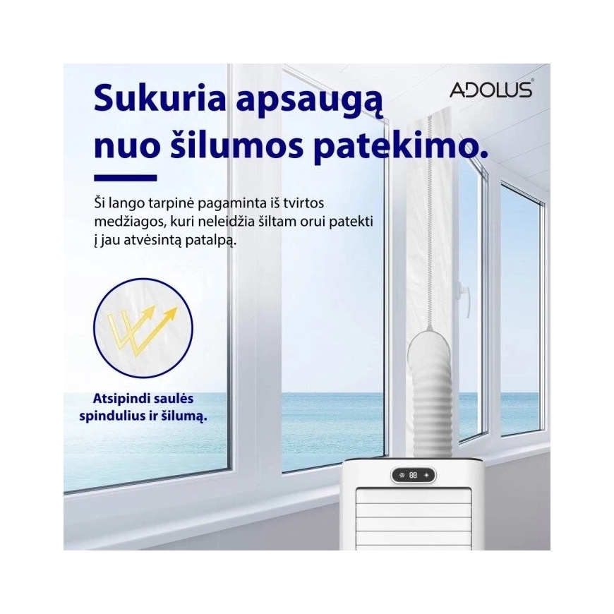 Kondicionierius Lango tarpinė Adolus (400 cm) mobiliam oro kondicionieriui
