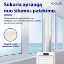 Kondicionierius Lango tarpinė Adolus (400 cm) mobiliam oro kondicionieriui Kondicionierius Lango tarpinė Adolus (400 cm) mobiliam oro kondicionieriui