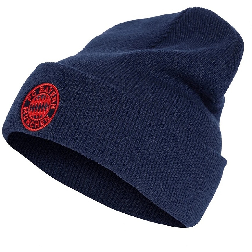 Шапка adidas FC Bayern Munich Woolie темно-синяя IA2348 (Взрослые M/L)