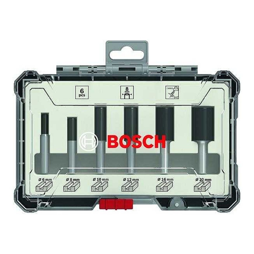 Bosch pjovimo rinkinys 6 vnt. Tiesus 8 mm kotas - 2607017466