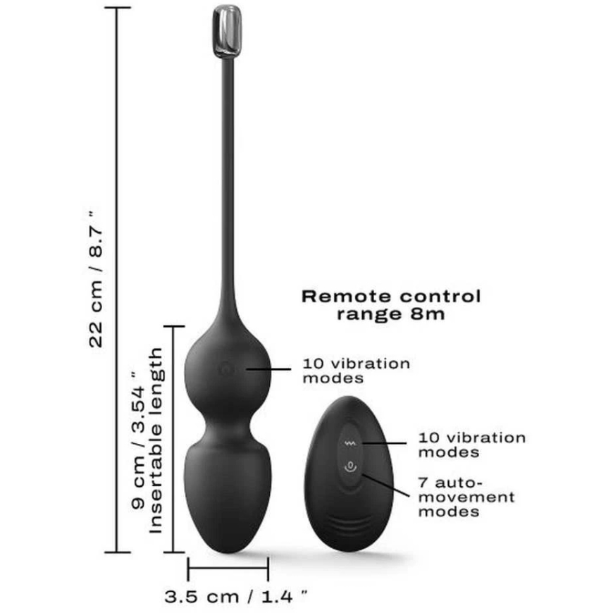 Dorcel Vibrējošais Kegel vingrošanas olas – 4