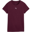 Moteriški marškinėliai Puma Ess Centered Cat Logo Tee bordo spalvos 692916 24 (XL)