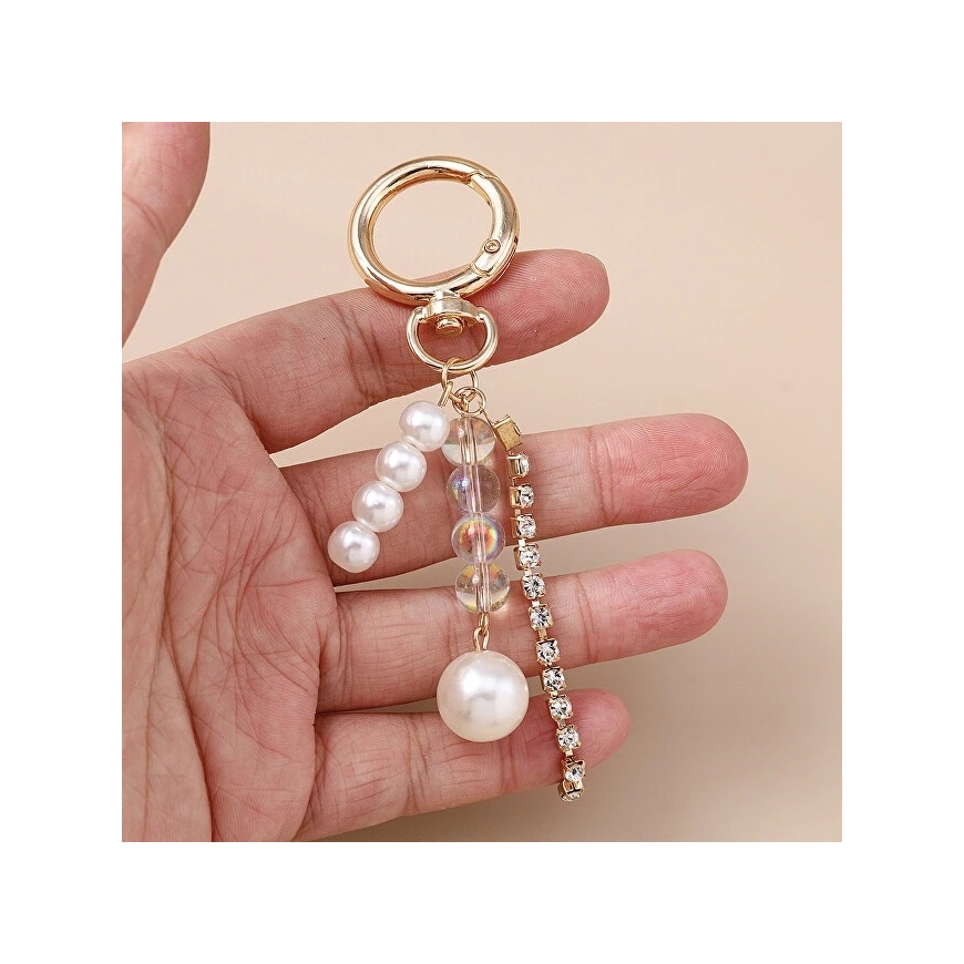 Troli Gold Plated Pendant with Crystals and Artificial Pearls – 2
