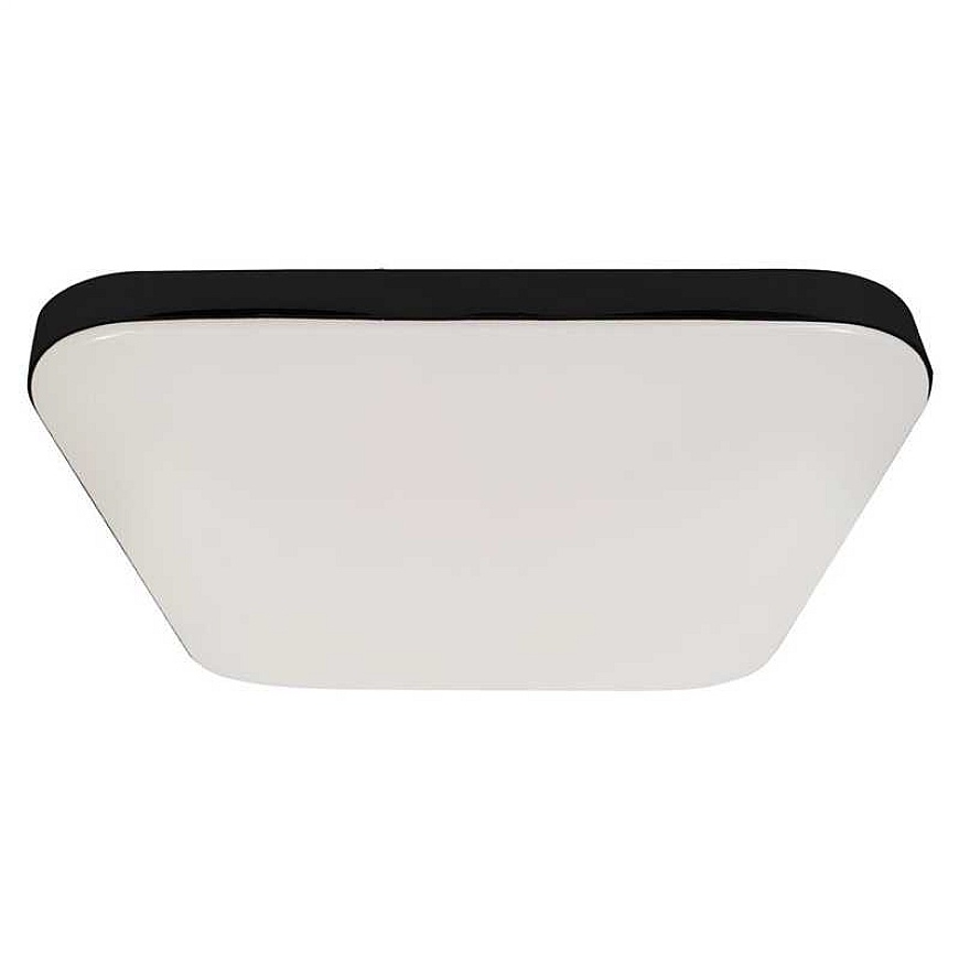 MILAGRO PLAFON NEMO BLACK IP44 16W ML7971 PIR