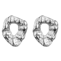 Marc Malone Dizainerio plieniniai auskarai Haisley Sidabrinis Earrings MCE24014S Marc Malone Dizainerio plieniniai auskarai Haisley Sidabrinis Earrings MCE24014S