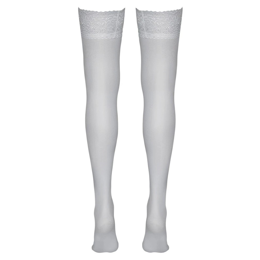 Cottelli Legwear Hold-up Stockings White 2 – 2