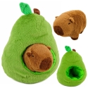 Lean Toys Mīkstā rotaļlieta "Avokado ar kapibaru" 2 vienā, zaļa, 25 × 25 × 15 cm Lean Toys Mīkstā rotaļlieta "Avokado ar kapibaru" 2 vienā, zaļa, 25 × 25 × 15 cm