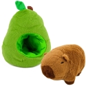 Lean Toys Pehmolelu "Avokado kapibaaran kanssa" 2 in 1, vihreä, 25 × 25 × 15 cm Lean Toys Pehmolelu "Avokado kapibaaran kanssa" 2 in 1, vihreä, 25 × 25 × 15 cm