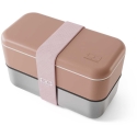 Monbento Sense Original Bento Lunch Box 1.2L Rose Moka Monbento Sense Original Bento Lunch Box 1.2L Rose Moka