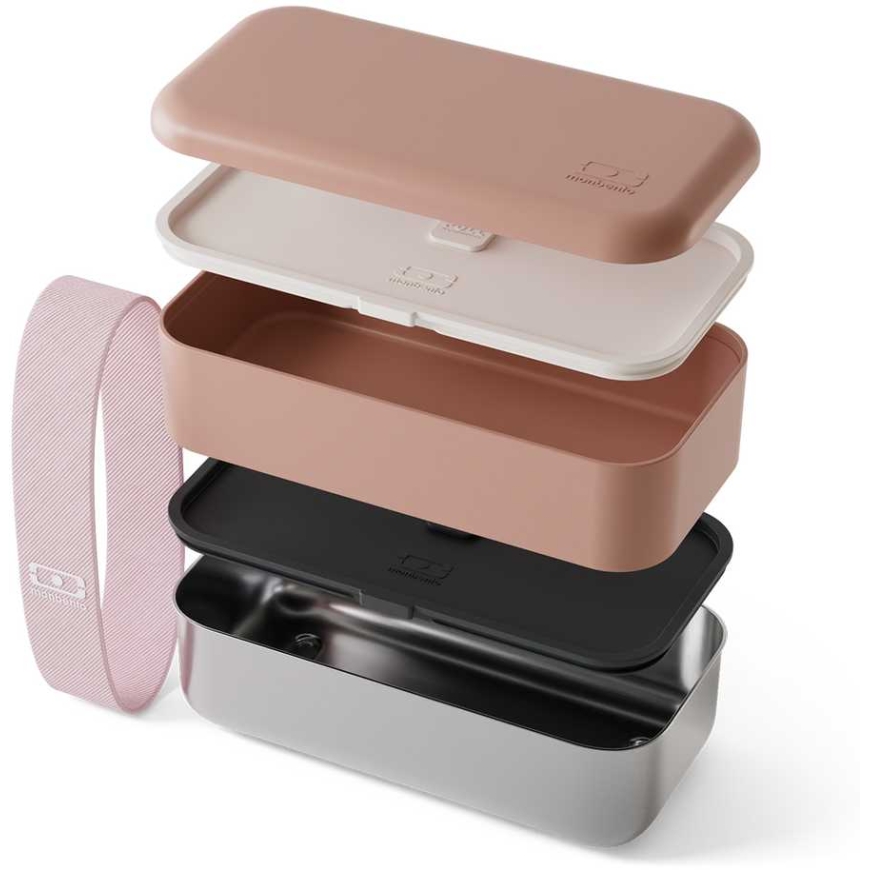 Monbento Sense Original bento Priešpiečių dėžutė 1.2L Rose Moka – 3