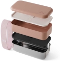 Monbento Sense Original Bento Lunch Box 1.2L Rose Moka Monbento Sense Original Bento Lunch Box 1.2L Rose Moka